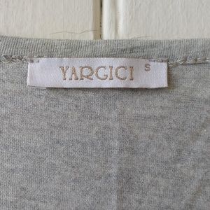 Yargici Tops - Yargici Grey Layered Pocket Sleeveless Tank Tee Yargici Tops - Yargici Grey Layered Pocket Sleeveless Tank Tee
